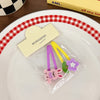 1# small flower + rabbit bb clip (one pair)