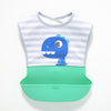 22 stripes dinosaur - green pocket