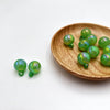 16mm jelly hanging hole - christmas green