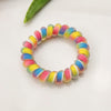 Frosted color jelly phone cord-color