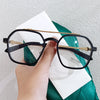 Sand black gold frame / anti-blue radiation flat mirror