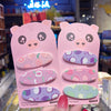 T23 crown spotted barrette set of 3 mixed colors