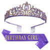 Birthday girl pure purple suit