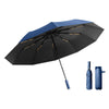 Positive vinyl double keel navy blue / 23 inch 10 bone-crystal color handle free color leather case