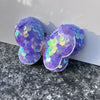 7#sequin butterfly accessories-purple semi-finished products