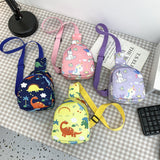 Children's chest bag cute kindergarten baby bag little girl travel Messenger bag cartoon dinosaur shoulder bag foreign trade