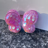 2# sequin butterfly accessories - light pink semi-finished product