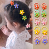 10-piece floral hair tie set