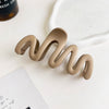 11cm waves - frosted turmeric / metal