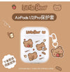Three bears / airpods 1/2 generation + pendant