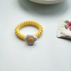 One poached egg yellow ring