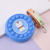 1 blue / round patch
