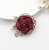 Red brooch