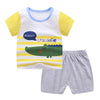 Short set of yellow-striped crocodiles / 73cm