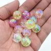 Mixed color straight hole beads