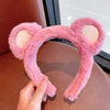 2#strawberry bear plush headband-bean paste powder