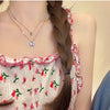 M1438 [double-layer butterfly clavicle chain] 1 pack