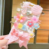 【light pink plaid】bowknot starfish shell