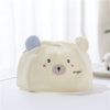 Two-color ear bear-yellow / 0-6 months - one size fits all