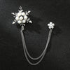 Flower pearl silver