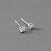 Diamond stud earrings