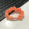5#pearl yarn sausage ring-orange