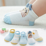 Children's socks spring and autumn new men and women Japan and South Korea cartoon cute combed cotton baby baby socks summer thin baby