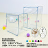 Bag+chain+white keychain+ball / small round corner 6*4.7*6.5cm