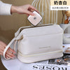 Double-layer steel wire opening-milk apricot white