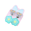Butterfly blue green flowers