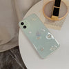 Fine glitter powder - two small pearl bow tie small butterfly / iphone 7/8/se 2020