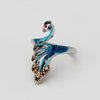 Blue peacock