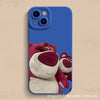 Dirty strawberry bear - klein blue / universal for iphone x/xs