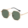 Gold frame dark green