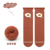 Orange flowers / no heels (universal for adults and children)