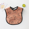 Pu disposable apron-brown panda