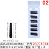 2600101#4.9cm 5059 matte black duckbill clip