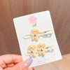Cherry scarf bear 2pcs/card