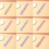 4 into long stickers (100 randomly sent 41.5*8cm)