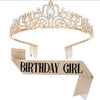 Birthday girl gold suit