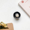 Metal bracket - stereo rose - black