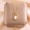 M59【moon rabbit necklace】