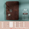 S-003-planet-brown-checkered book / a6