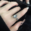 Bud moonstone ring