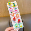 Cartoon fruit series 10-piece hair rope