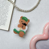 Transparent bracket-cool series 2-kneeling to take photo bear
