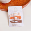 4# caramel water drop clip