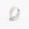 Steel color polished welding ring