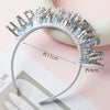 Glitter headband - silver 10pcs / conventional