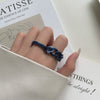 Blue 2-piece ring